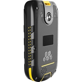 myPhone HAMMER Bow LTE Dual SIM ütésálló mobiltelefon fekete-sárga IP68