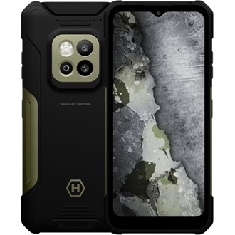 myPhone HAMMER Construction 2 Mulitary Edition 128GB Dual SIM ütésálló okostelefon fekete-zöld IP69