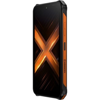 myPhone HAMMER Energy X2 128GB Dual SIM ütésálló okostelefon fekete-narancssárga