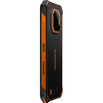 myPhone HAMMER Energy X2 128GB Dual SIM ütésálló okostelefon fekete-narancssárga