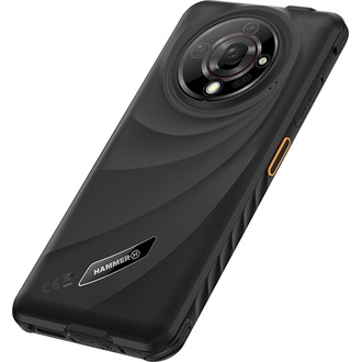 myPhone HAMMER Iron 128GB Dual SIM ütésálló okostelefon fekete IP69