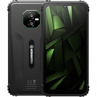 myPhone HAMMER Ranger 128GB Dual SIM ütésálló okostelefon fekete-zöld IP69