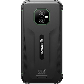 myPhone HAMMER Ranger 128GB Dual SIM ütésálló okostelefon fekete-zöld IP69