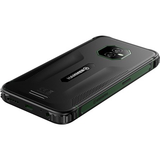 myPhone HAMMER Ranger 128GB Dual SIM ütésálló okostelefon fekete-zöld IP69