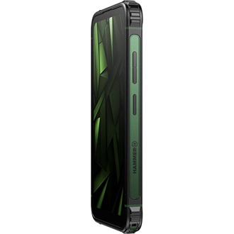 myPhone HAMMER Ranger 128GB Dual SIM ütésálló okostelefon fekete-zöld IP69