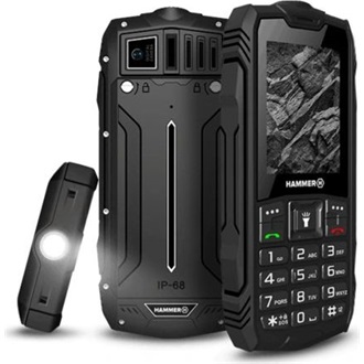 myPhone HAMMER Rock Dual SIM ütésálló mobiltelefon fekete