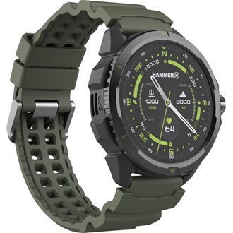 myPhone HAMMER Watch 2 Military Edition okosóra fekete
