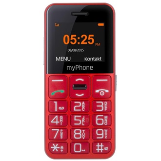 myPhone Halo Easy mobiltelefon piros