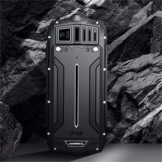 myPhone Rock LTE Dual SIM ütésálló mobiltelefon fekete IP68