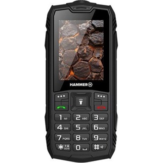 myPhone Rock LTE Dual SIM ütésálló mobiltelefon fekete IP68