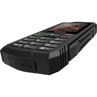 myPhone Rock LTE Dual SIM ütésálló mobiltelefon fekete IP68